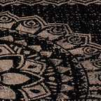 Vintage outdoor rug - Sunara Mandala Black