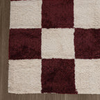 Checkerboard rug - Blox Red