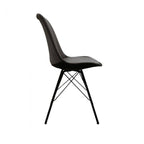 Velvet Chair - Dark Grey