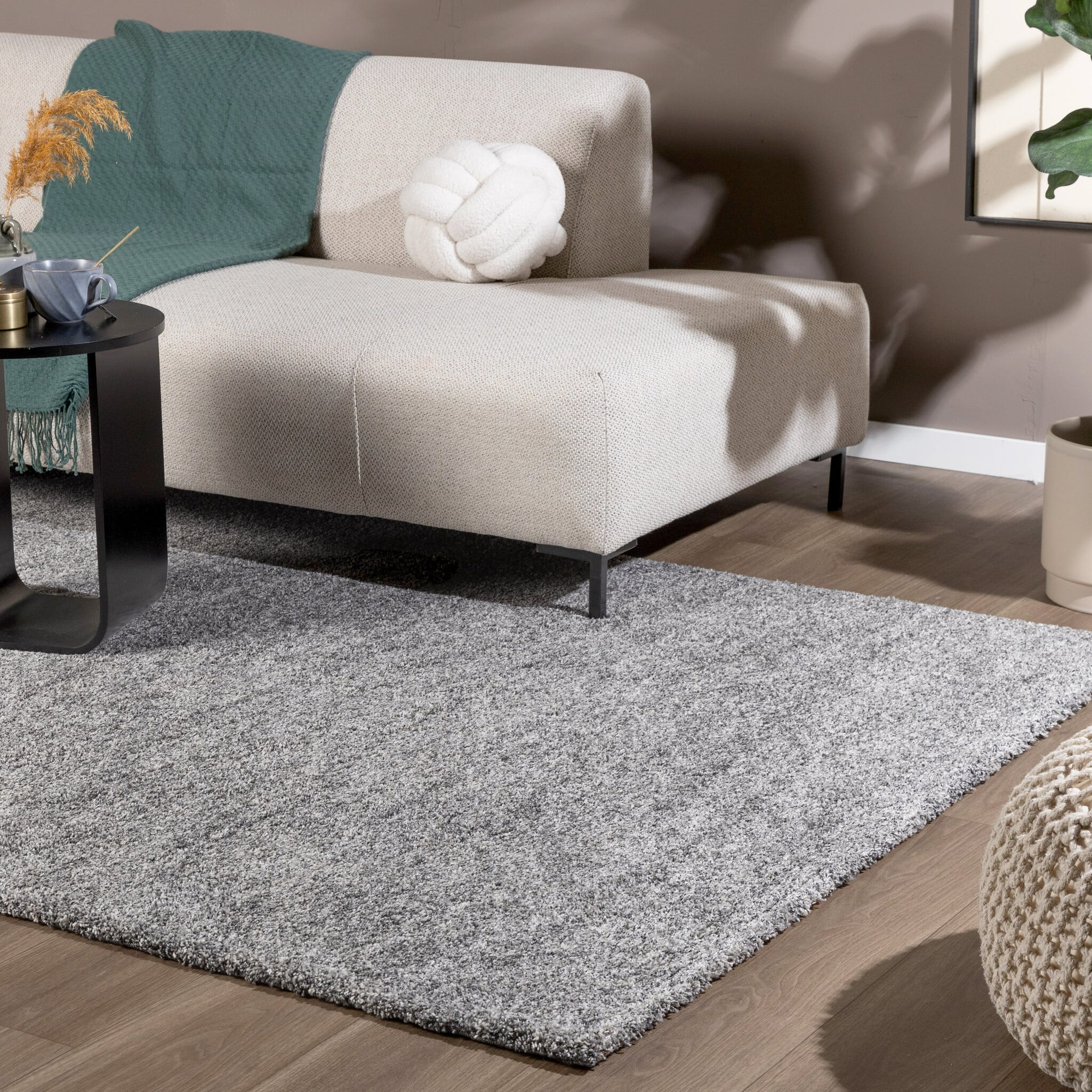 Shaggy rug - George Anthracite