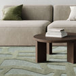 Modern floor rug - Thor Green 4141