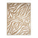 Washable Rug - Dunya Zebra Beige/White
