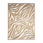 Washable Rug - Dunya Zebra Beige/White