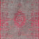 Vintage floor rug - The Fading World Pink Flash 8261