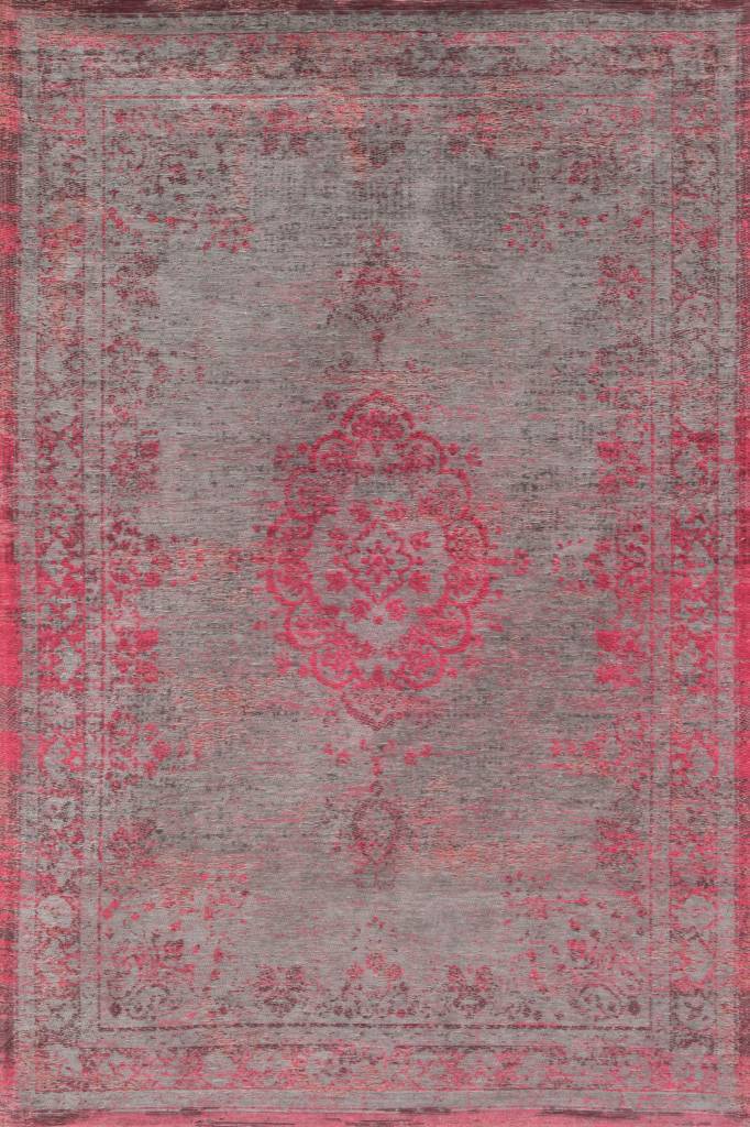 Vintage floor rug - The Fading World Pink Flash 8261