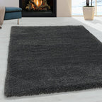 High-pile floor rug - Fuzzy Dark Grey