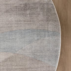 Round Modern Rug - Field Taupe