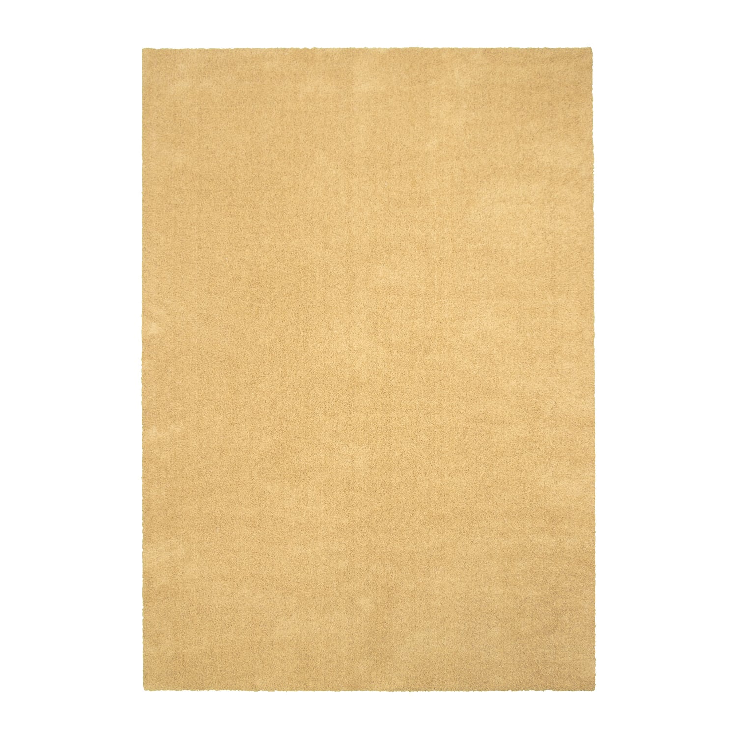 Washable Rug - Clean Ochre Yellow