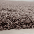 High pile floor rug - Sade Taupe