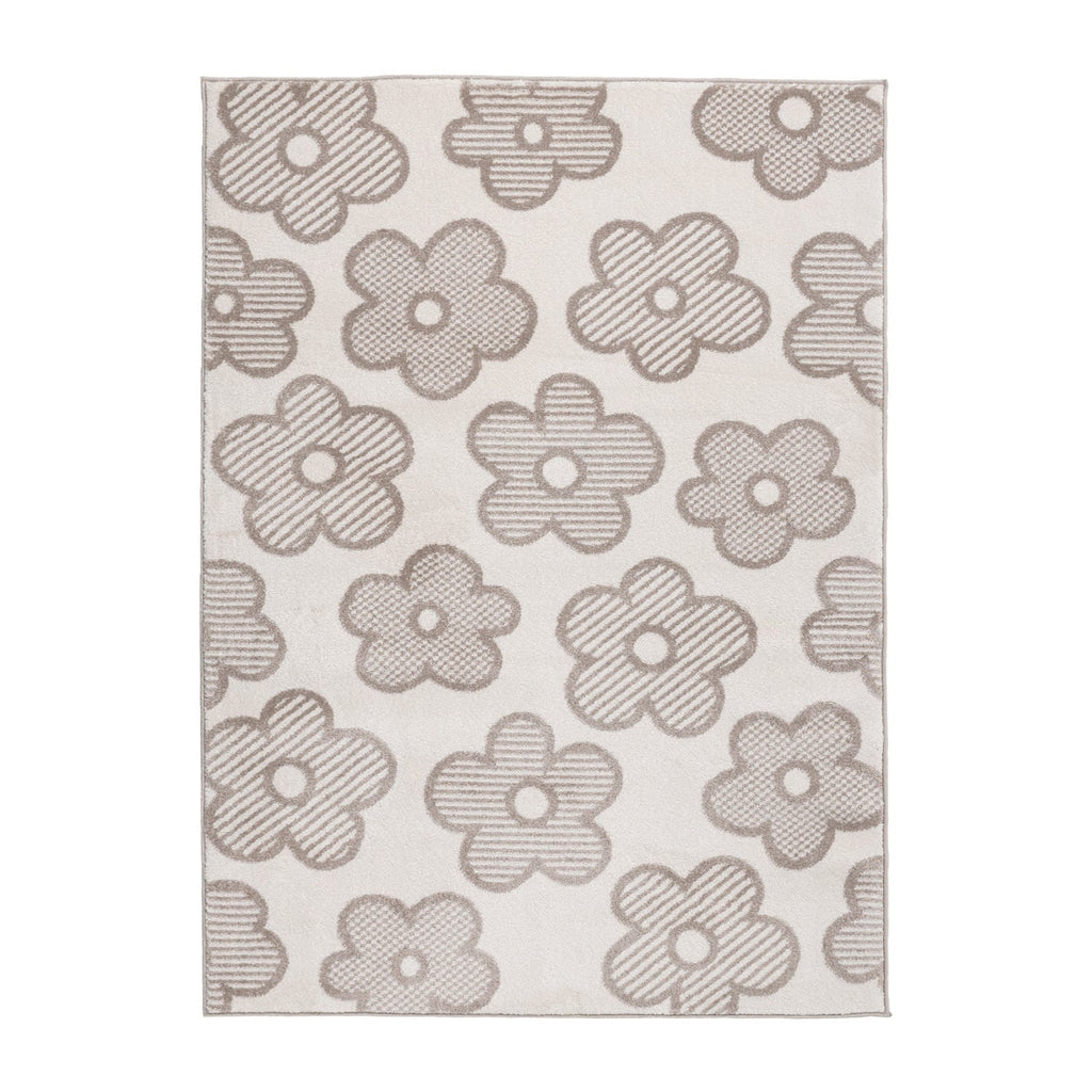 Kids Room Rug - Bowie Flower Cream
