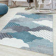 Children's Area Rug - Bambi Clouds Blue