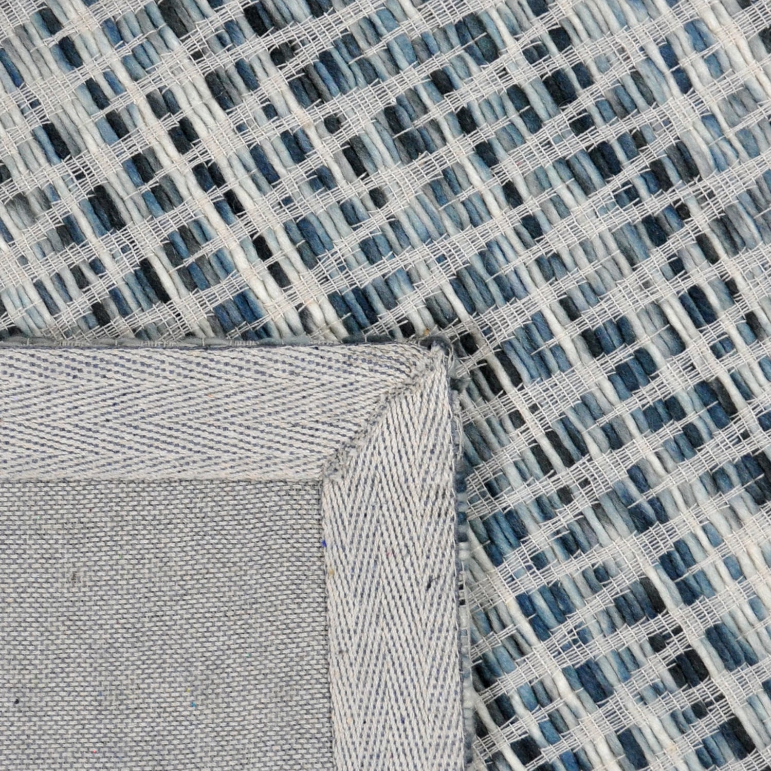 Wool floor rug - Maryl Blue