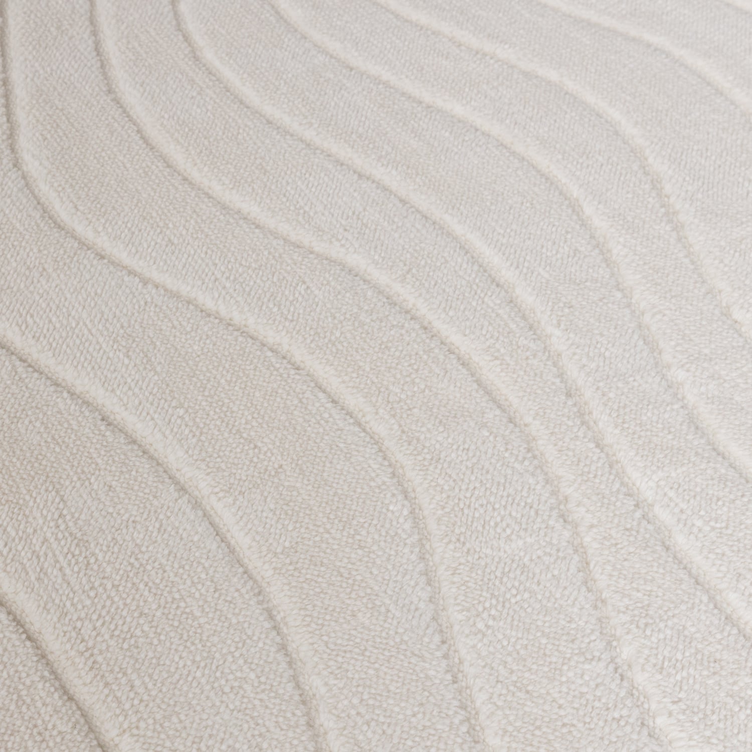 Scandinavian Rug - Charm Waves White