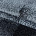Modern floor rug - Streaky Box Black/Grey