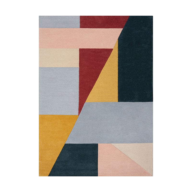 Modern floor rug - Mozo Alwyn Multicolor/Pink