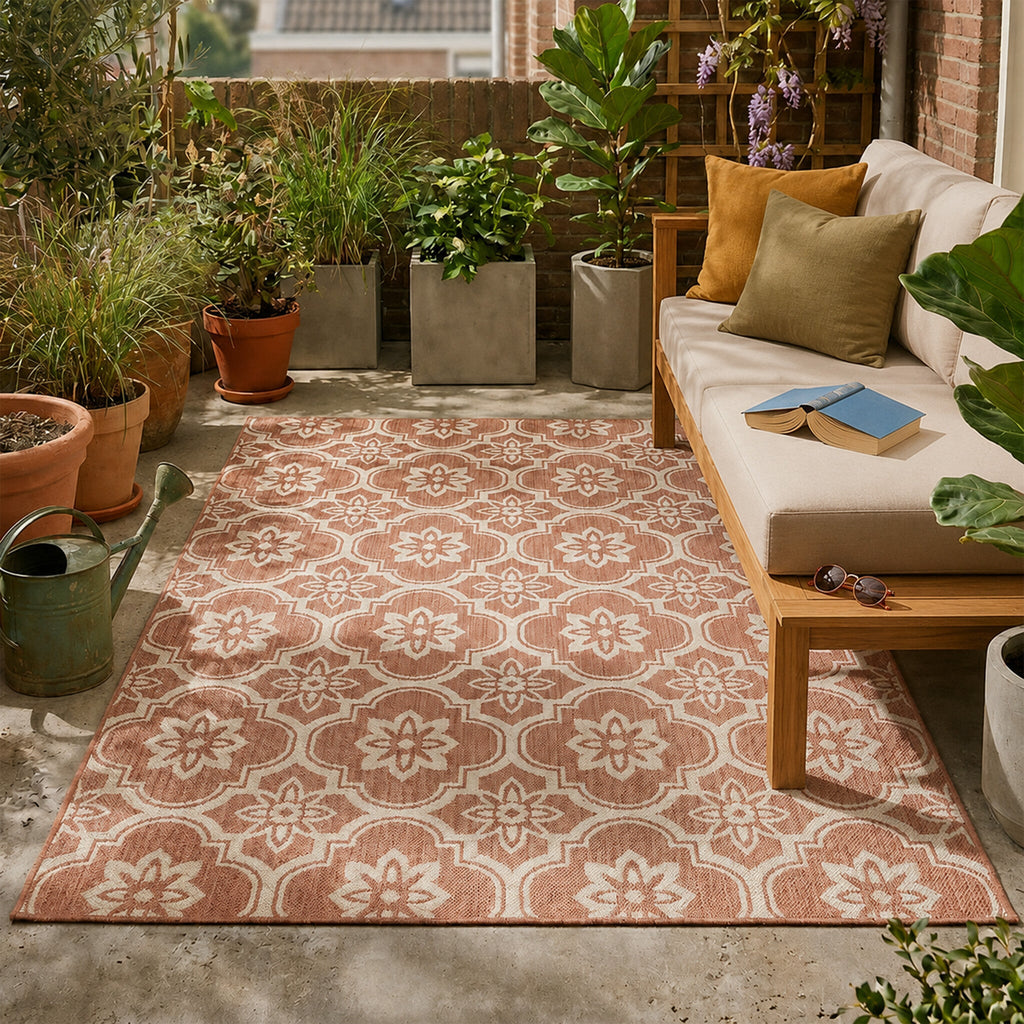 Outdoor Rug – Rio Flower Pink