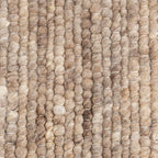 Round Wool Rug - Feline Taupe/Blended