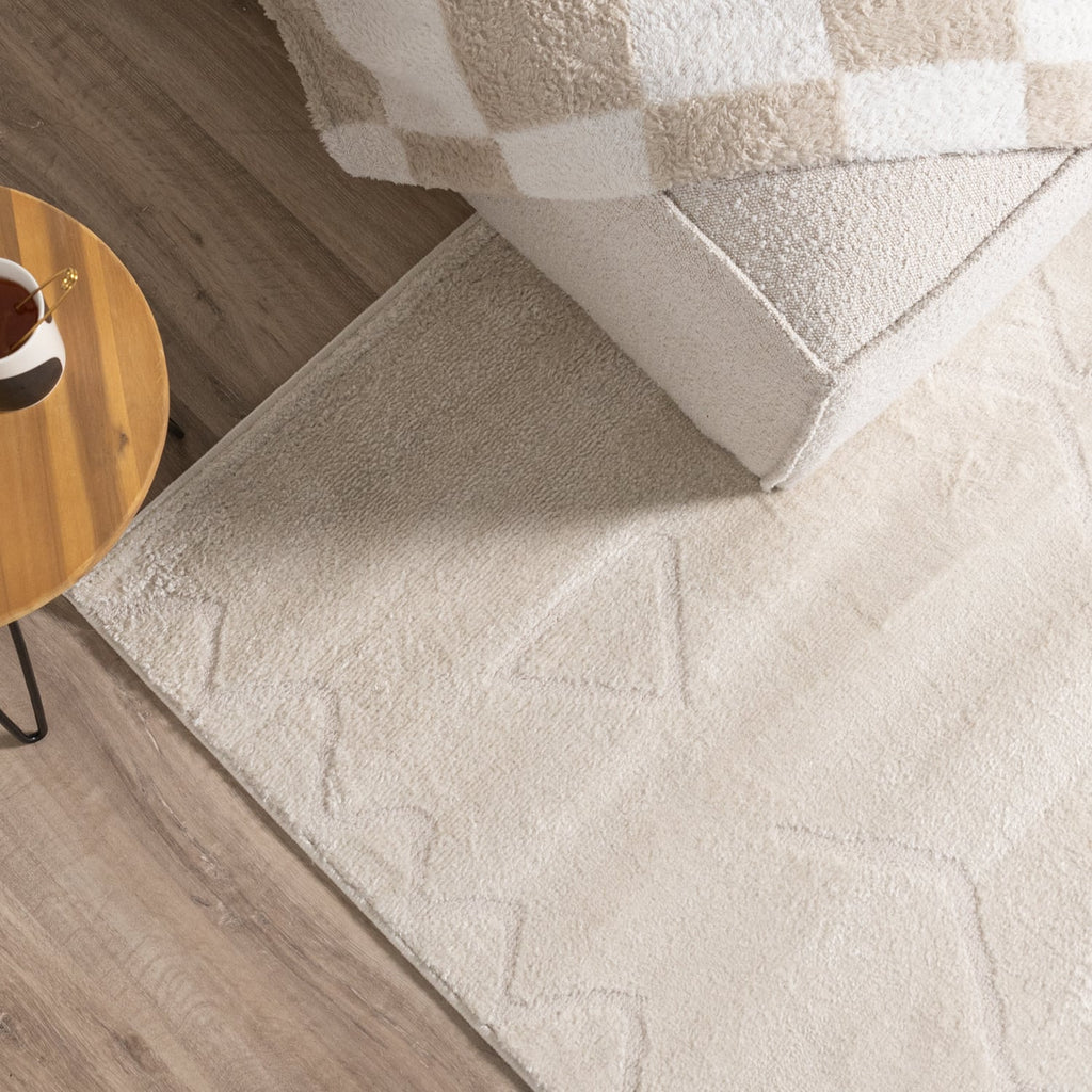 Japandi Rug - Yori Geo Cream/White
