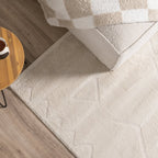 Japandi Rug - Yori Geo Cream/White