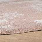 Round abstract rug - Candice Taupe