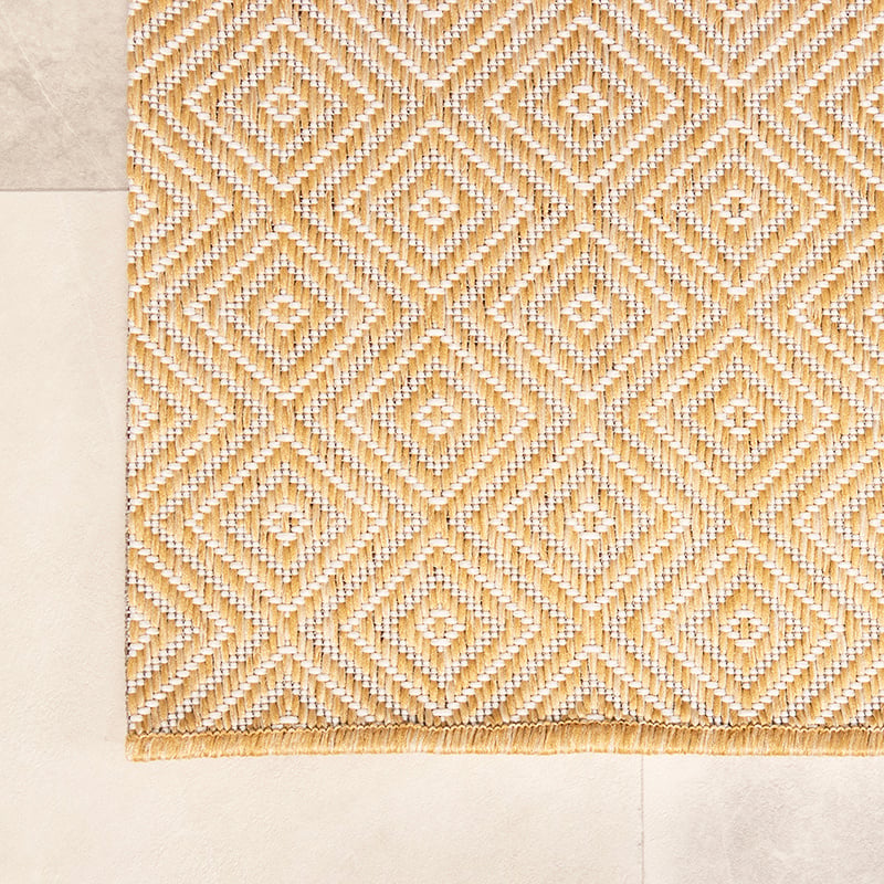 Outdoor Rug - Summer Tile Yellow