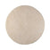 Soft round rug - Teddy Cream