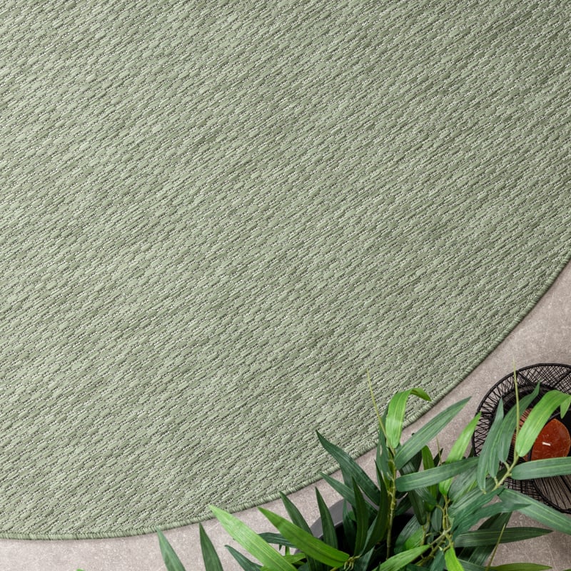 Round Outdoor Rug - Costa Green
