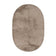 Oval low-pile rug - Cozy Taupe