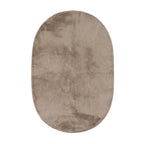 Oval low-pile rug - Cozy Taupe