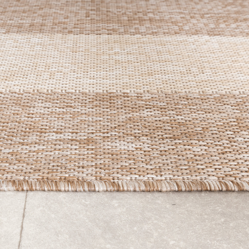 Outdoor Rug – Sierra Border Beige/Cream