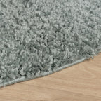 Round High-Pile Rug – Wish Blue/Green