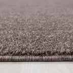 Round Low-Pile Floor Rug - Asa Mocha