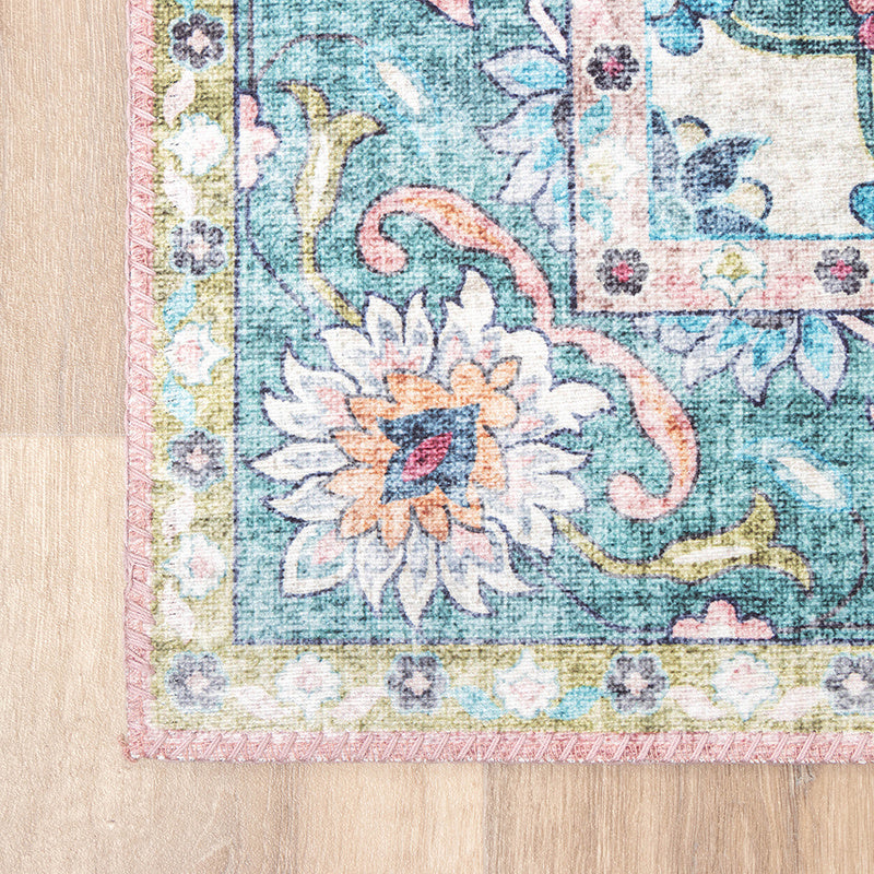Vintage Rug - Lily Oriental Blue/Pink