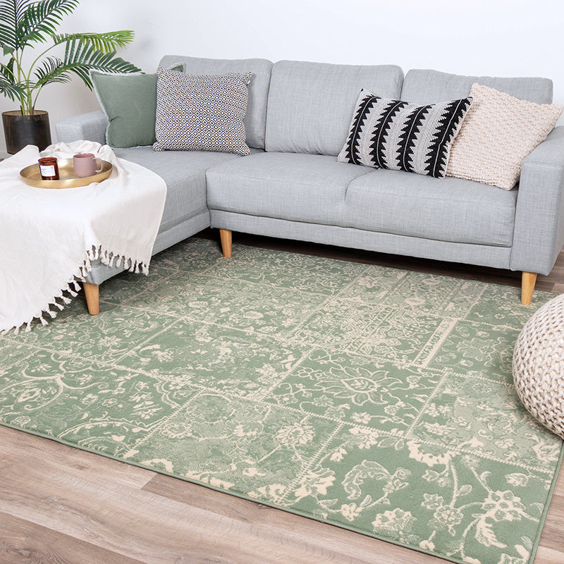 Vintage Rug - Wonder Patchwork Green