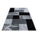 Modern floor rug - Jena Black 9220