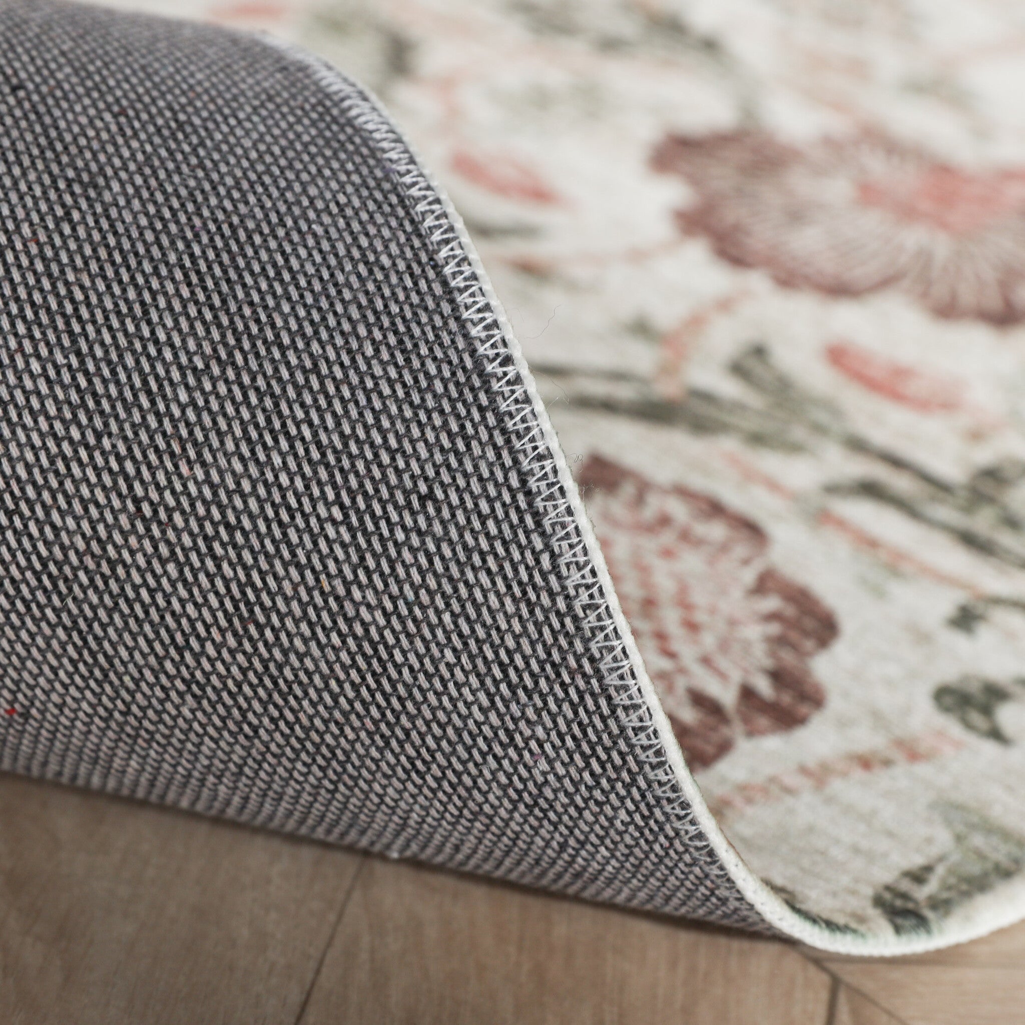 Floral rug - Rosie Beige