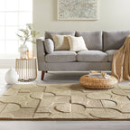 Modern floor rug - Mozo Gigi Beige/Cream