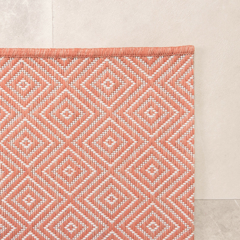 Outdoor Rug - Summer Tile Pink