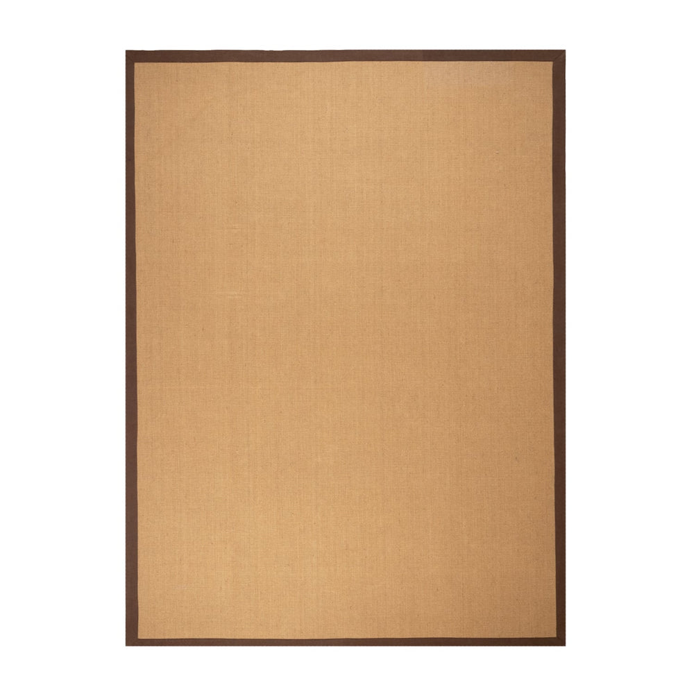 Sisal Rug - Tulum Border Brown