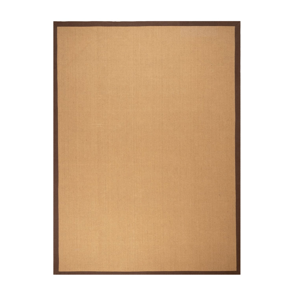 Sisal Rug - Tulum Border Brown