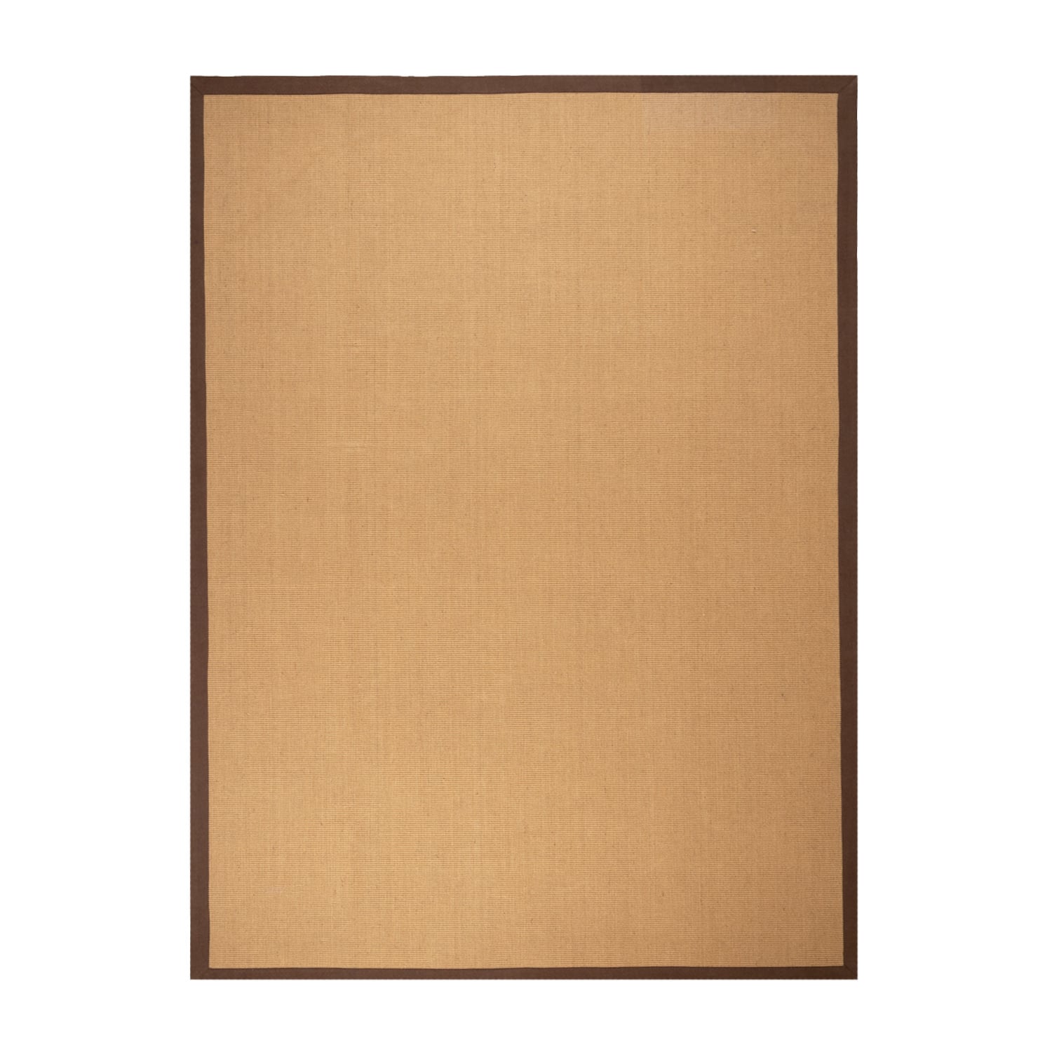Sisal Rug - Tulum Border Brown