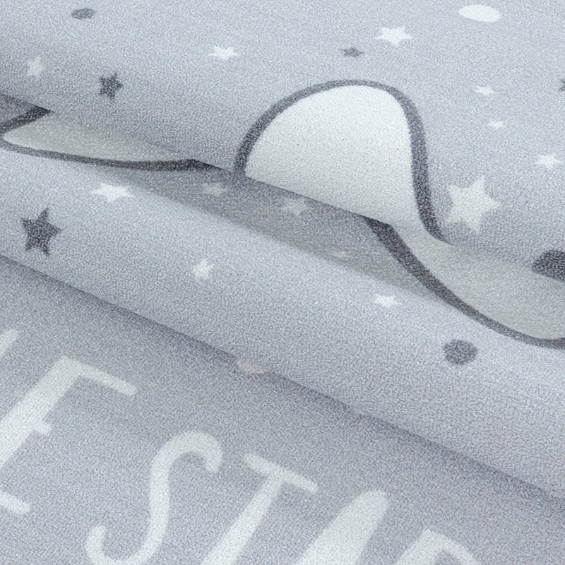 Children's Floor Rug - Pleun Star Gray