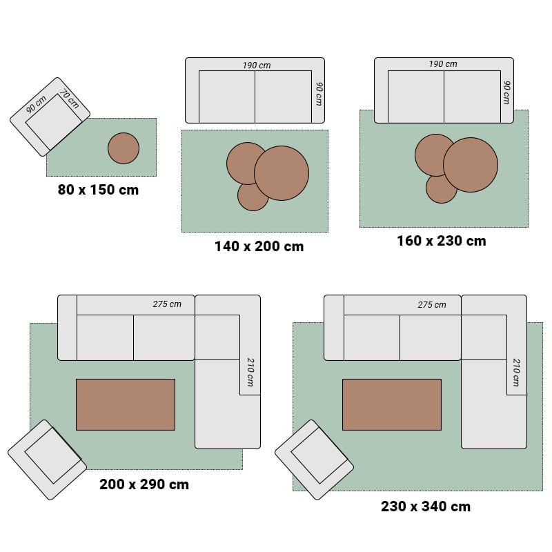 Abstract Rug - Xavier Wave Blue/Grey