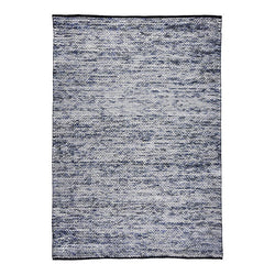 Wool floor rug - Bernadette Blue