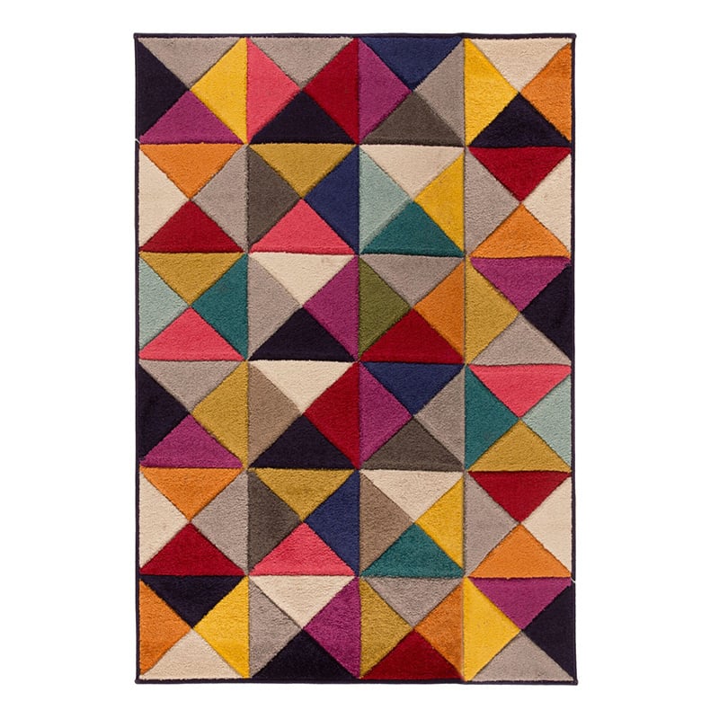 Modern floor rug - Spectro Samba Multicolor