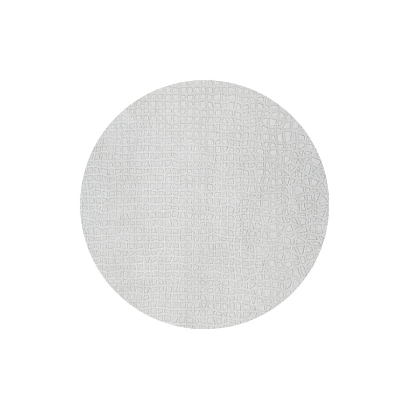 Round modern floor rug - Structures Trammel 9246