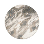 Round washable rug - Misha Lines Cream/Grey