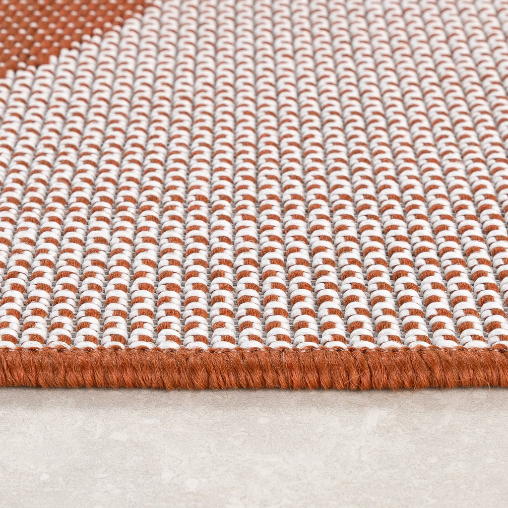 Outdoor Rug - Summer Swirl Terracotta