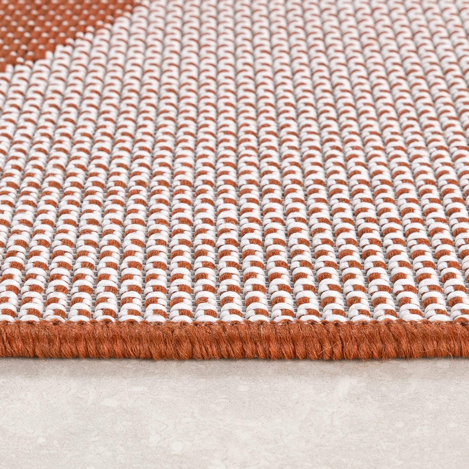 Outdoor Rug - Summer Swirl Terracotta