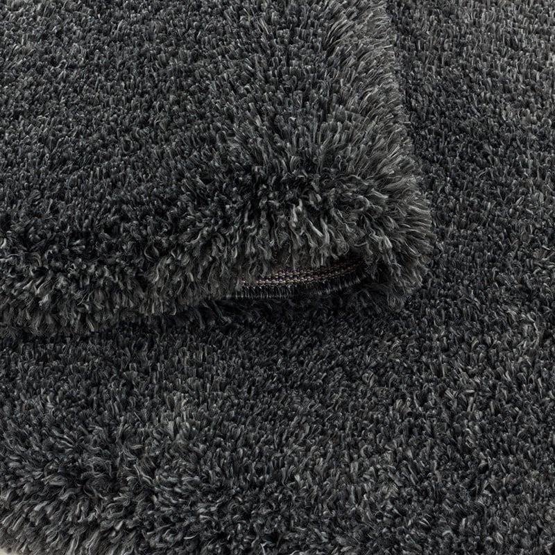 High-pile floor rug - Fuzzy Dark Grey